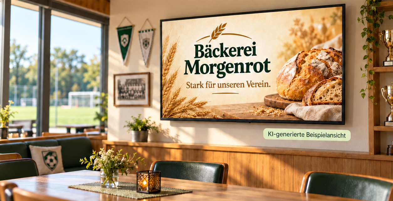 Neu bei Vermasoft: Sponsor-TV bringt euer Vereinsleben auf den Bildschirm
